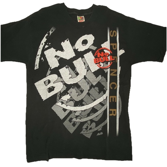 Vintage 1998 Jimmy Spencer  Winston No Bull Two-Sided T-Shirt NASCAR - Picture 1 of 10